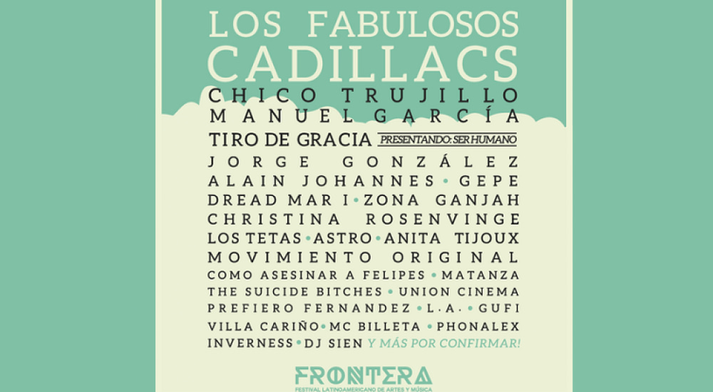 Nuevos confirmados para Frontera Festival